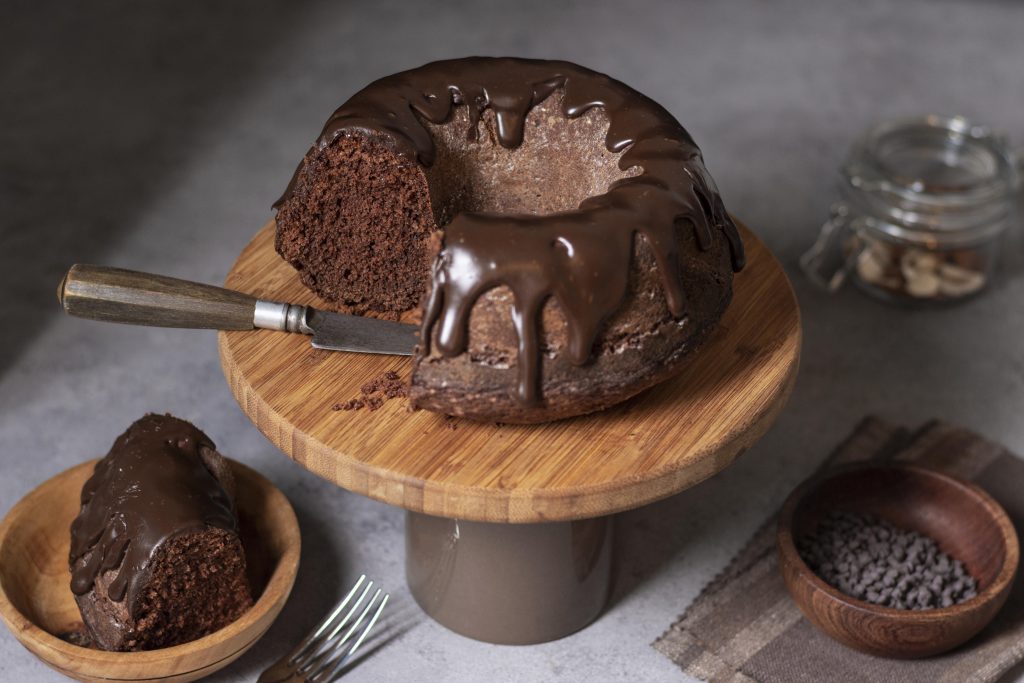 Bolo de Chocolate com Cacau 70%