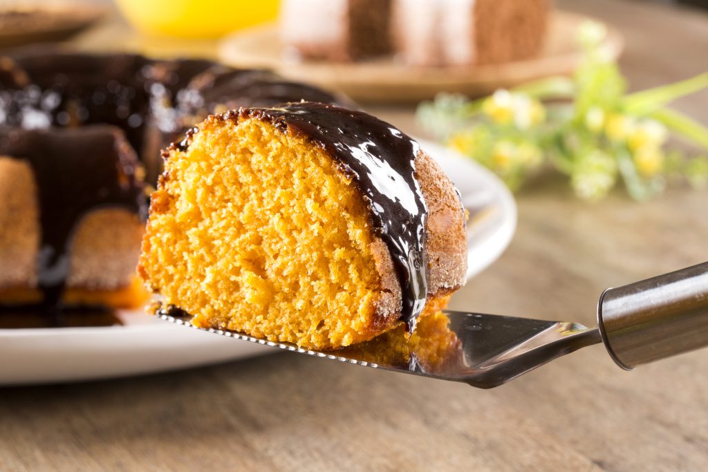 bolo de cenoura delicioso