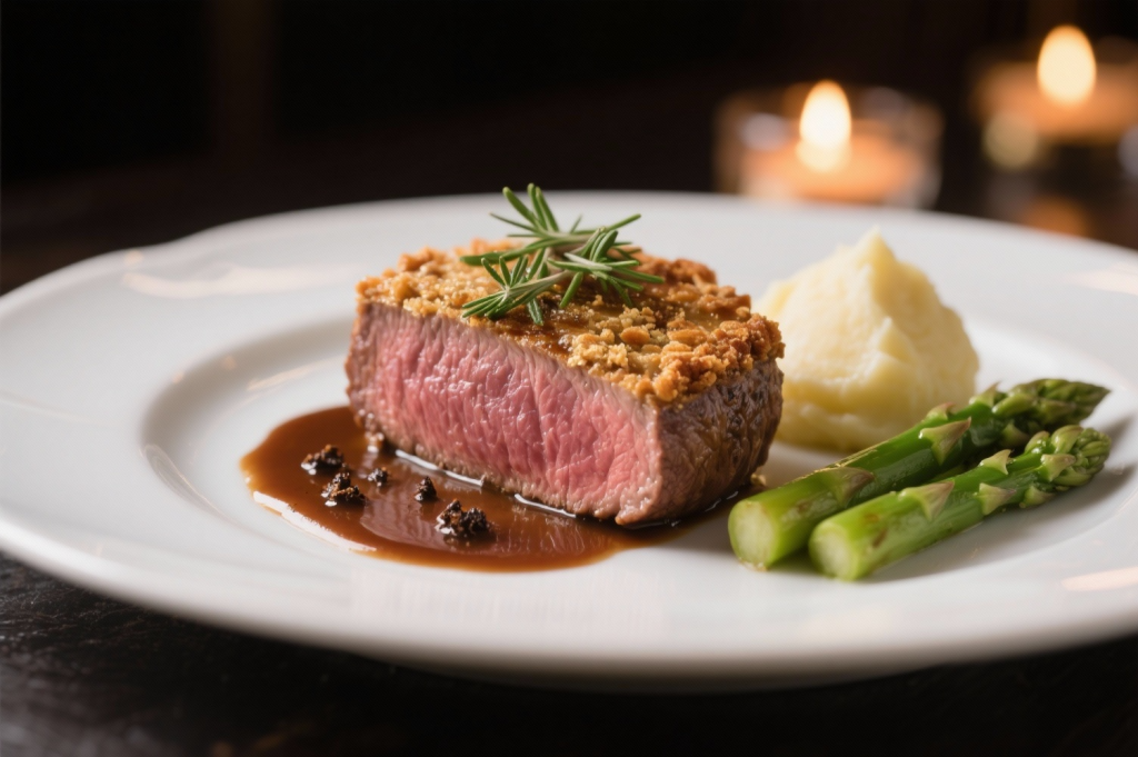 Filé Mignon em Crosta de Ervas